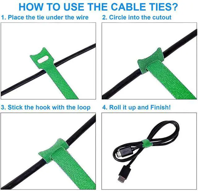 Alt view image 6 of 7 - 60 PCS Garland Ties Plant Cable Straps for Support Plant Growth, Adjustable Indoor/Outdoor Decorative Nylon Reusable Hook and Loop Design(Green,6 inch)