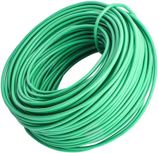 Main image of 120 Feet Green Soft Twist Tie Tomato Plant Tie | Garden Wire Green Twist Garden Ties for Supporting Plants and Home Organizing