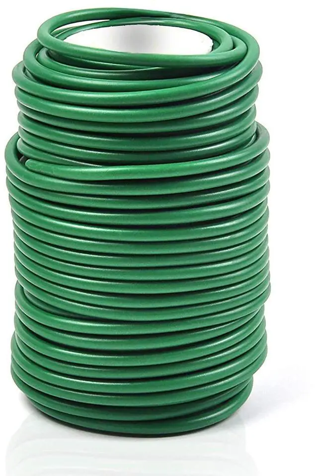 Main image of Soft Plant Ties for Support - 65.6' Reusable Waterproof Plant Wire, 3.5mm Garden Twist, for Indoor & Outdoor Plants and Home Organizing1pc/Green