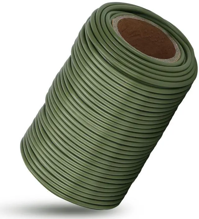 Main image of 101 Feet Soft Plant Ties Dark Green Plant Twist Ties, Plant Ties for Support. Gardening Supplies for Plants Office Home Organization 3mm Diameter