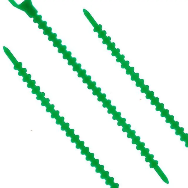 Alt view image 4 of 5 - 200PCS Adjustable Plant Ties - Flexible Green Multi-Function Sturdy Garden Twist Tie for Plant Support, Tree, Shrub - PT-200