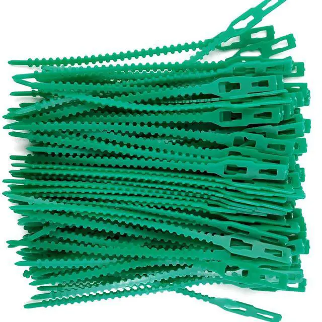 Alt view image 5 of 5 - 200PCS Adjustable Plant Ties - Flexible Green Multi-Function Sturdy Garden Twist Tie for Plant Support, Tree, Shrub - PT-200