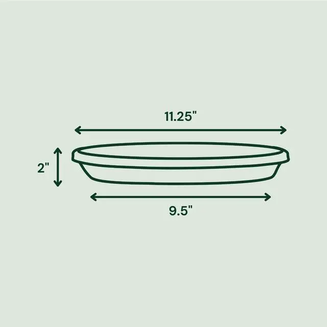Alt view image 2 of 6 - Terra 12 in. Basil Flower Pot Saucer - 1 Each