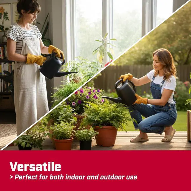 Alt view image 6 of 7 - 1/2-Gallon Watering Can, Lightweight for Easy Watering | Lightweight compact design; ideal for indoor plants watering with large opening for easy refill and controlled pour