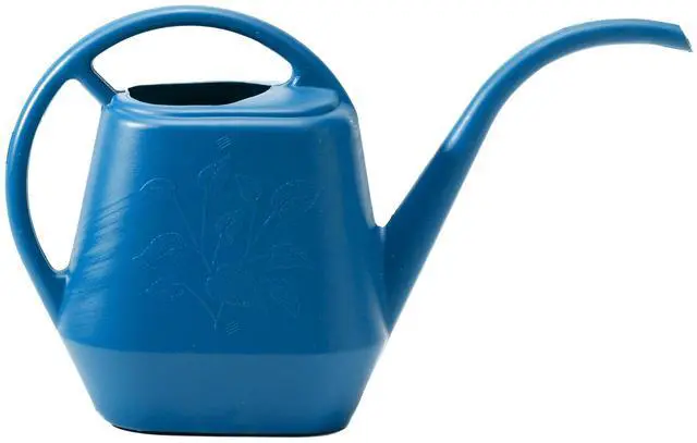 Main image of Aqua Rite Watering Can: 56 Oz - Classic Blue - Large Capacity, Extra Long Spout, Durable Plastic, One Piece Construction, for Indoor & Outdoor Use, Gardening