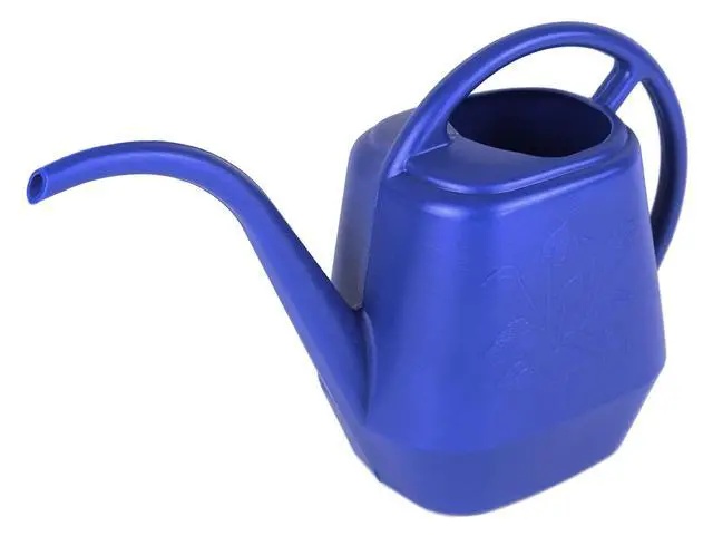 Alt view image 4 of 7 - Aqua Rite Watering Can: 56 Oz - Classic Blue - Large Capacity, Extra Long Spout, Durable Plastic, One Piece Construction, for Indoor & Outdoor Use, Gardening