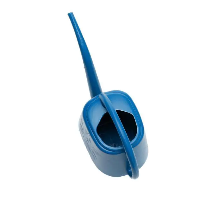 Alt view image 5 of 7 - Aqua Rite Watering Can: 56 Oz - Classic Blue - Large Capacity, Extra Long Spout, Durable Plastic, One Piece Construction, for Indoor & Outdoor Use, Gardening
