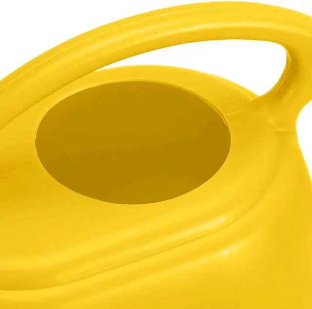 Alt view image 3 of 7 - Plastic Watering Can, Yellow, 1-Gallon