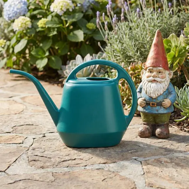 Alt view image 4 of 7 - Watering Can Plastic 4 Litre Lightweight Water Sprayer Watering Bottle for Garden Outdoor House Flower Bonsai Plant (Green)