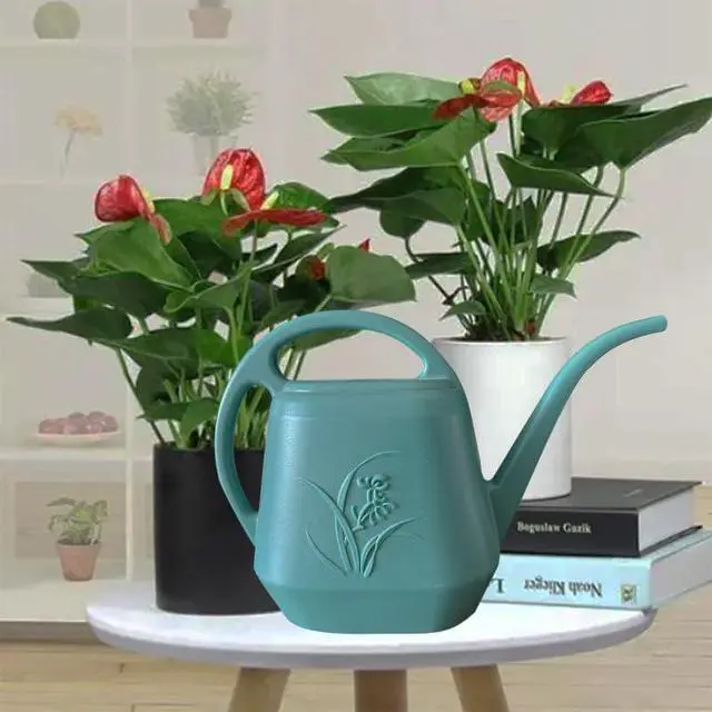 Alt view image 4 of 4 - Hand Plant Watering Can - Green - 1/2 Gallon