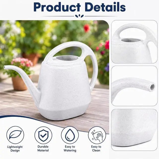 Alt view image 3 of 7 - Plastic Watering Can, 1-Gallon