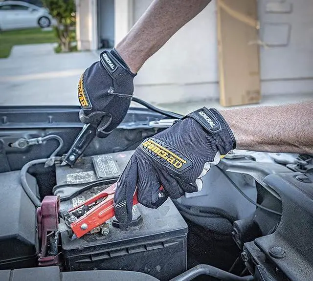 Alt view image 4 of 7 - Ironclad GUG04L General Utility Spandex Gloves, Black, Large, Pair