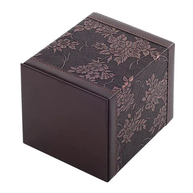 Alt view image 7 of 7 - Tissue Box Cover Square,Modern Leather Tissue Box Holder for Napkin Facial Paper Organizer Bottom with Magnet Reinforcement for Home/Hotel/Restaurant/Office/car/Living Room(Retro)