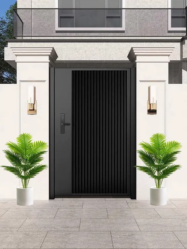 Alt view image 5 of 7 - Artificial Plants in Pots Large Fake Tree Floor Faux Tropical Plants Decorative Greenry House Potted Tall for Home Office Living Room Decor Indoor Garden Outdoor (80cm Tall Palm)