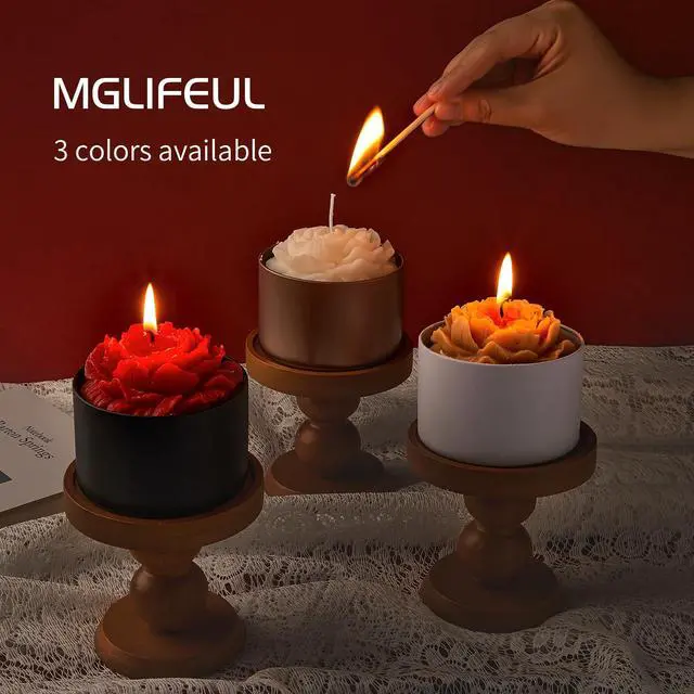 Alt view image 7 of 7 - 4oz Candle Tins Jars Cans with Lids and Wax Wick for Making Candle | Black Empty Candle Containers for Small Business & Beginners Commercial candle-making DIY Candle Supplies (Black,4oz,12pcs)