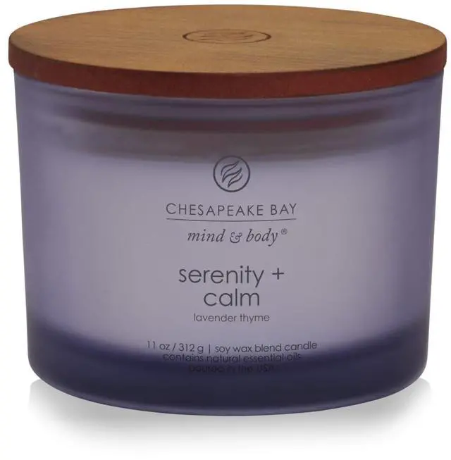 Main image of Scented Candle Serenity + Calm (Lavender Thyme) Coffee Table Home Décor