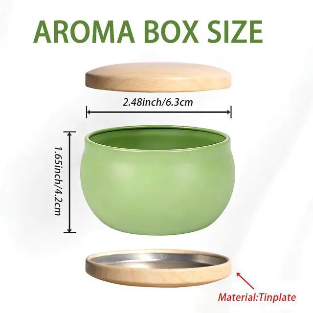 Alt view image 2 of 7 - Candle Jars for Making Candles, 16PCS Candle Jars with Lids, 2.5oz Empty Candle Tins, Metal Small Tins with Lids, Bulk Tin Containers, Candle Making Jars for Candle Making, Storage, Small Plants