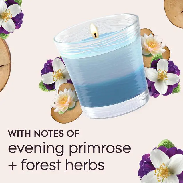 Alt view image 6 of 7 - 1-Wick 2in1 Scented Candle Jar, Moonlit Walk & Wandering Stream, Air Freshener Infused with Essential Oils, 4.08 Oz, 2 Count