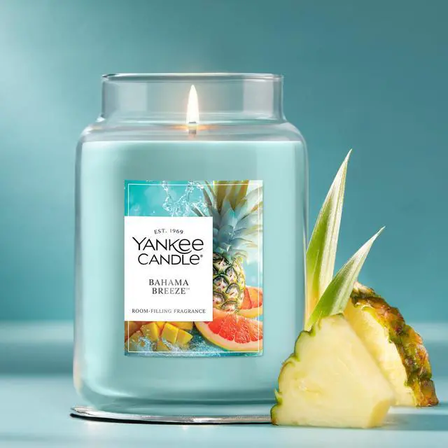 Alt view image 4 of 7 - Bahama Breeze Scented Candle, 22oz Large Jar with up to 150 Hour Burn Time, Giftable, Birthdays