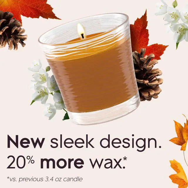 Alt view image 3 of 7 - 1-Wick Scented Candle Jar, Cashmere Woods, Air Freshener Infused with Essential Oils, 4.08 Oz, 2 Count
