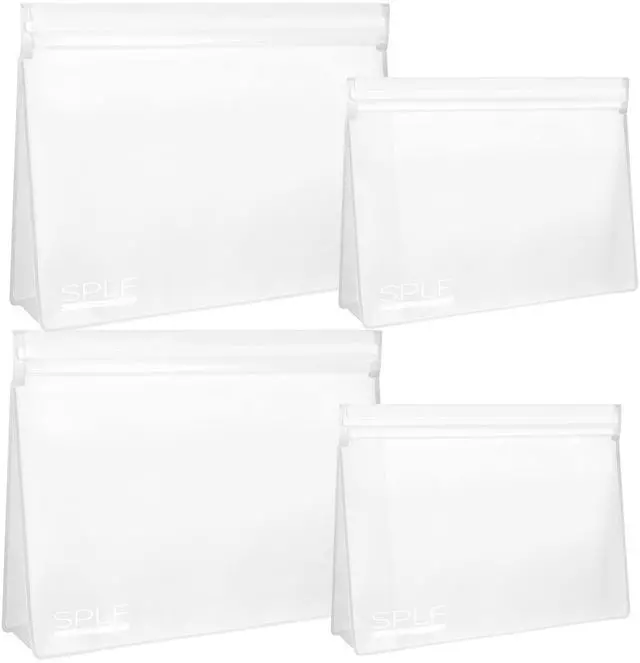 Main image of 4 Pack Leakproof Clear Toiletry bags, TSA Approved Quart Zipper Bags | BPA Free Travel Makeup Cosmetic Bags for Women Men, Carry on Airport Airline Compliant Bags