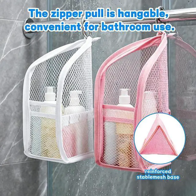Alt view image 3 of 7 - Standing Makeup Bag, Waterproof Foldable Travel Toiletry Bag, 2 Pack | leakproof and hanging design, ideal for storing cosmetics and toiletries for bathroom, gym, business trip and family travel