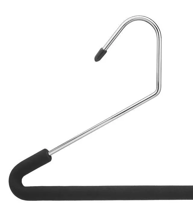 Alt view image 3 of 3 - Slack Non-Slip Hanger with Foam (Set of 3), Black