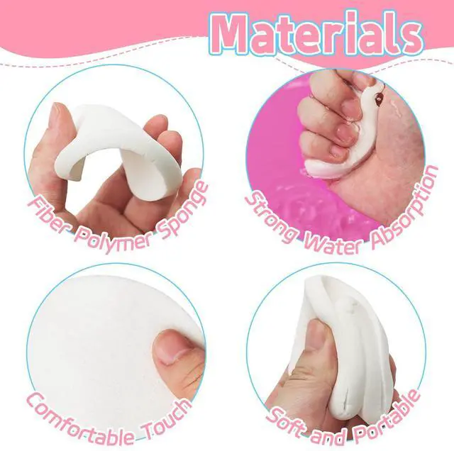 Alt view image 3 of 7 - 120 Pcs Facial Sponges Compressed,Facial Cleansing Pads,Natural Cosmetic Spa Sponges for Facial Cleansing,Exfoliating Face Sponges for Makeup Removal,Washing