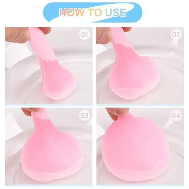 Alt view image 6 of 6 - 120 Pieces Facial Sponge Compressed,Professional Makeup Removal Sponge,Round Face Cleaning Sponge for Spa,Exfoliating,Mask(Yellow,Pink,Blue)