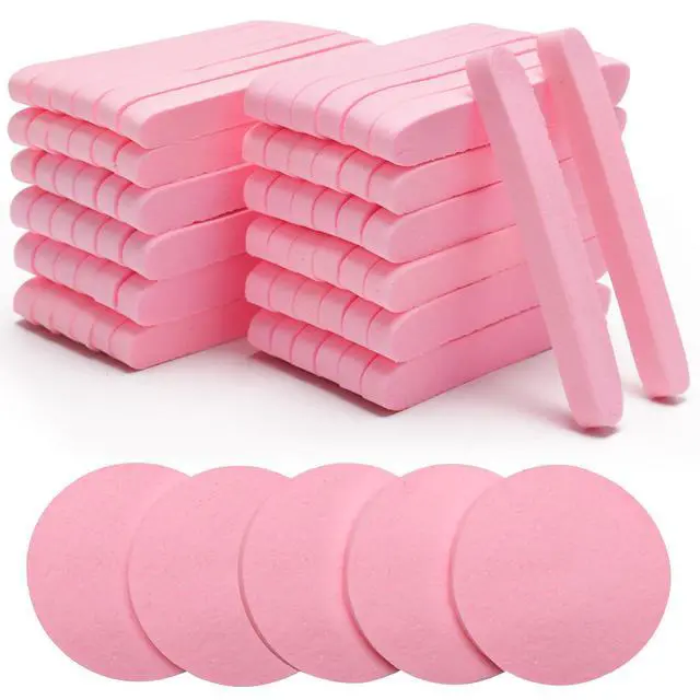 Alt view image 7 of 7 - 120 Pcs Pink Compressed Facial Sponges, Cleansing Estheticians Sponge | 120 Pink Round Face Sponges, Expands In Water, Soft and Safe For Face Cleansing, Makeup Removal, Exfoliating, Lotion Use