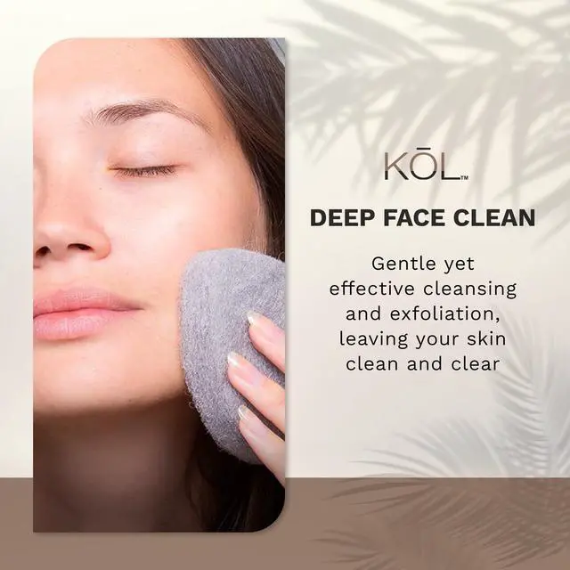 Alt view image 3 of 7 - Face Scrubber, Charcoal Infused Exfoliating Facial Cleansing Pads, Disposable Exfoliator Face Sponge for Daily Cleaning and Makeup Removal, 12 Count