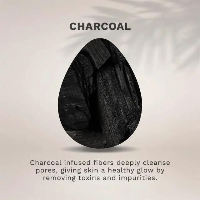 Alt view image 4 of 7 - Face Scrubber, Charcoal Infused Exfoliating Facial Cleansing Pads, Disposable Exfoliator Face Sponge for Daily Cleaning and Makeup Removal, 12 Count