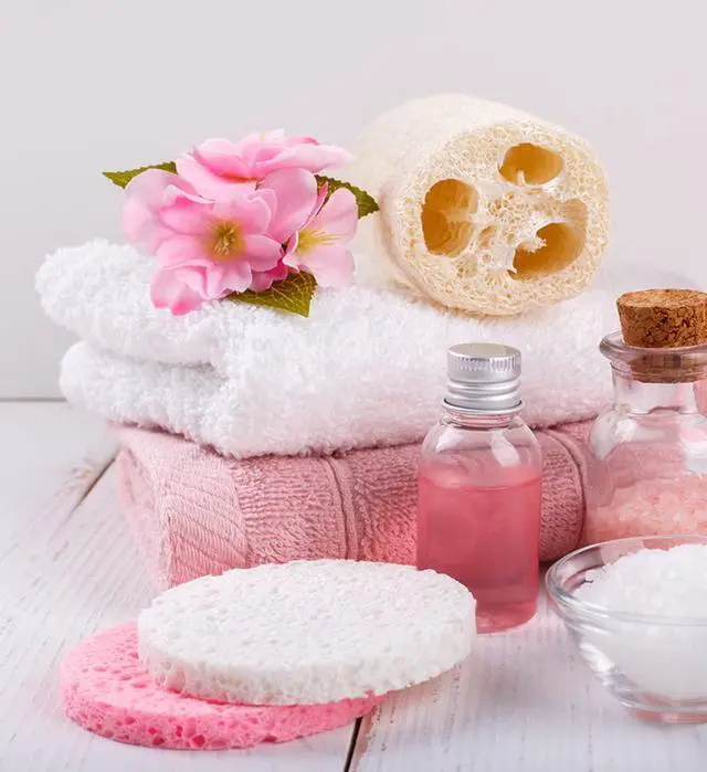 Alt view image 4 of 6 - 50-Count Compressed Facial Sponges for Daily Face Cleansing, White | 100% Natural Reusable Spa Cosmetic Sponges, Exfoliating Face Scrubbers, Makeup Remover, Travel Essentials, 2.9" Dia. x 0.32"