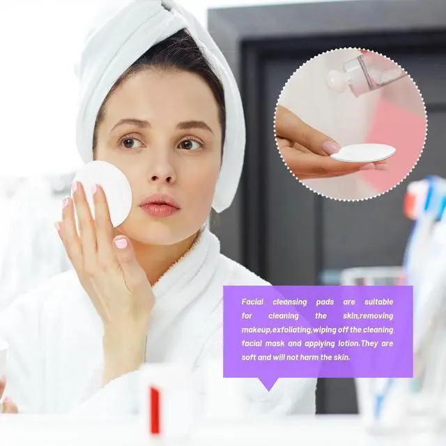 Alt view image 7 of 7 - 120 PCS Compressed Facial Sponges,Natural Cleansing Pads for Makeup Removal | Exfoliating Face Sponges for Deep Cleansing & Washing,Soft White Spa Pads for Daily Skincare Routine