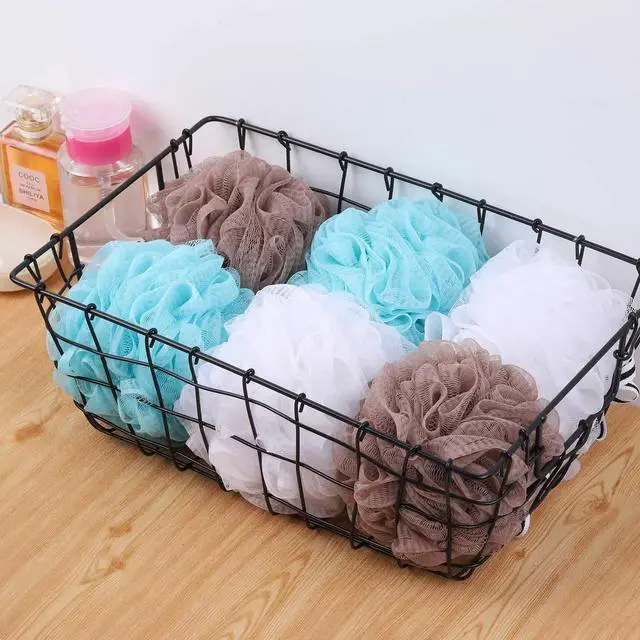 Alt view image 4 of 7 - Bath Loofah Shower Sponge Pouf Body Scrubber Exfoliator Scrubber Ball (Set of 6)