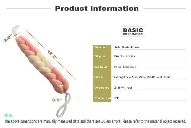 Alt view image 2 of 7 - 4 Packs Long Stretch Back Sponge with Rope Handles Back Scrubber Bath Shower Mesh Sponge Exfoliating Body Scrub Stretch Braided Loofah for Men and Women (B-1 Grey+1 Green+1 Pink+1 Coffee)