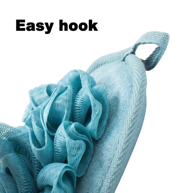 Alt view image 5 of 7 - 3 Pack Body Sponge Brushes Pouf Mesh Brush Shower Glove with Flower Bath Ball