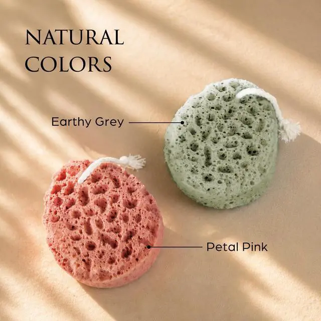 Alt view image 7 of 7 - Spongentle Loofah Sponge for Shower and Bathing, Bath Sponge with Dual Texture, Shower Pouf for Gentle and Deep Exfoliation, Large Size Body Scrubber for Men & Women, PU Foam, 37% More Lather, 2 Pack