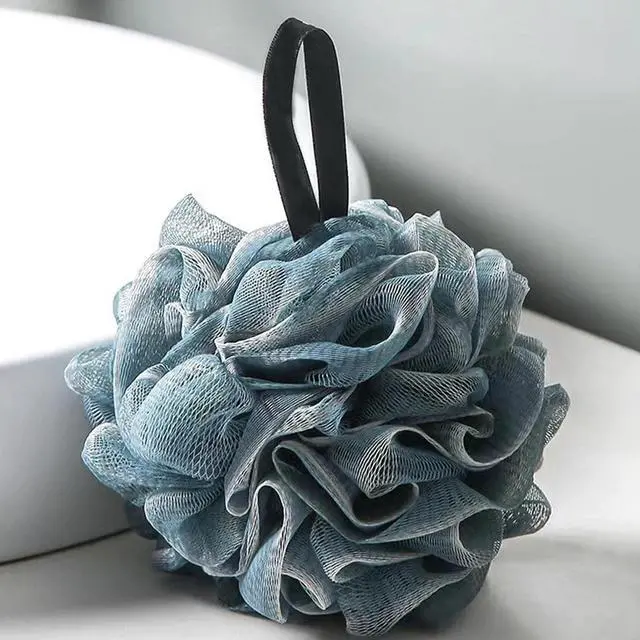 Alt view image 3 of 5 - Darkblue Bath Shower Loofah Sponge,Men Women Bathing Accessories 60g | (1 pack) Loofah Sponges for Shower,Exfoliating Cleaning Bath Loofa Body Scrubber