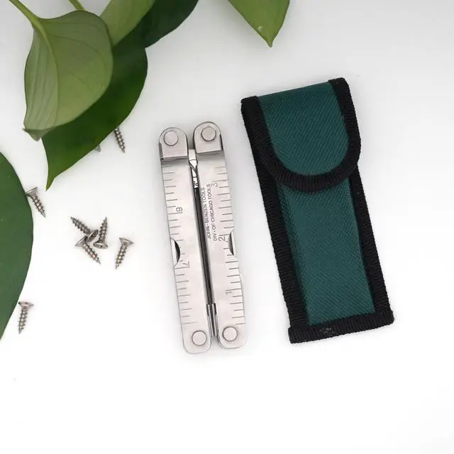 Alt view image 5 of 7 - PLB024 Stainless steel multi-function plier. 24 functions with saw, wire strippers and screwdrivers, can and bottle opener, knife, file. Hand size and easy to carry and use indoor, outdoor