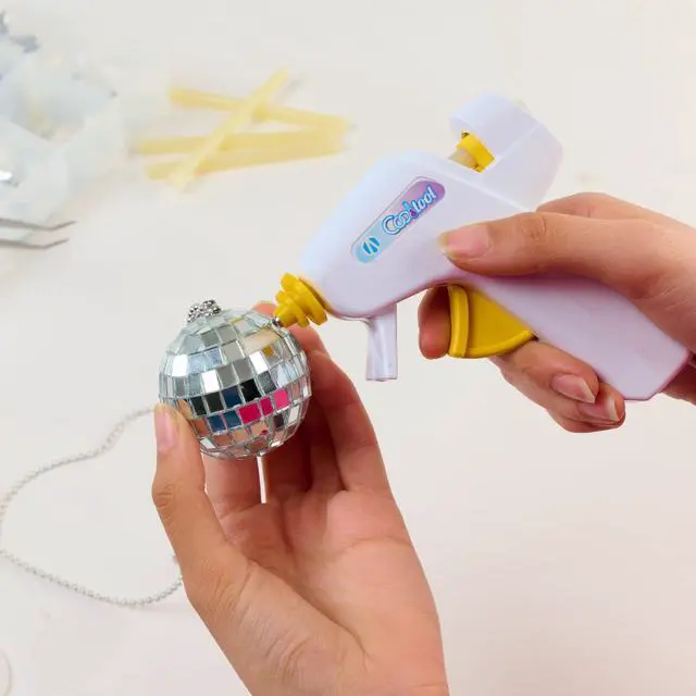 Alt view image 5 of 5 - Cool Tool Kit with Low-Temp Glue Gun, White - Kid-Friendly, Safe for Crafting & Projects, Lightweight & Portable for Group Events