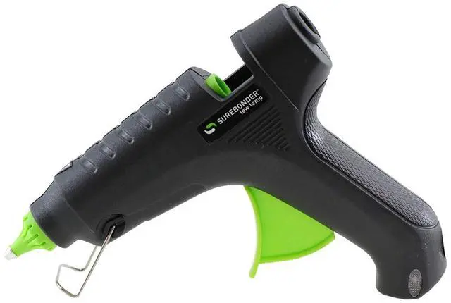 Alt view image 2 of 4 - L-270 Essentials Series 40 Watt Full Size Low Temperature Hot Glue Gun for use with Wood, Ribbon, Lace, Floral, Fabric, and Foam, Black and Green