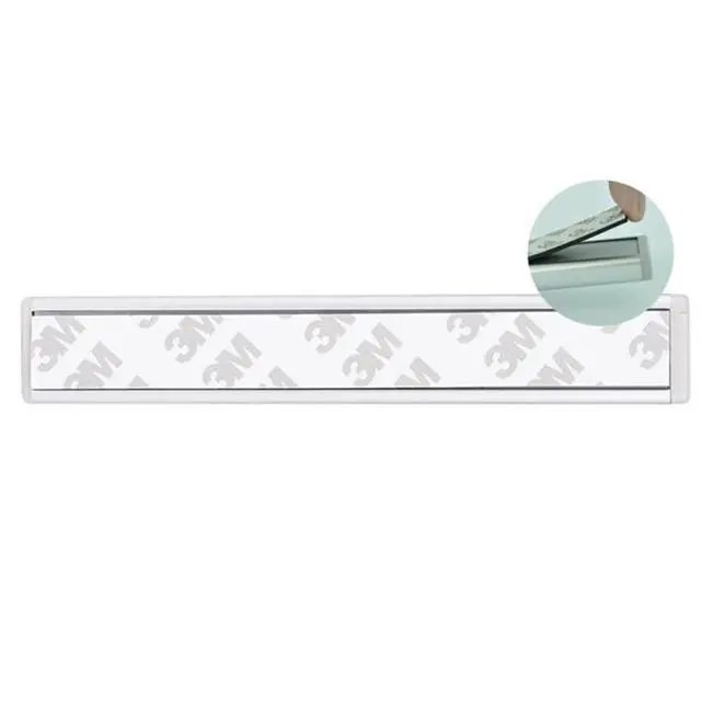 Alt view image 6 of 6 - 4 Pack Under Cabinet Lighting Magnetic Strips Replacement Adhesive Motion Sensor Light Mounting Strap Magnet Back Holder for Under Cabinet Lights Under Counter Lights Magnetic Closet Lights
