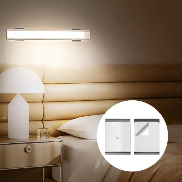 Alt view image 4 of 7 - Under Cabinet Light Magnet stickys, Metal Adhesive Sheets12PCS | Replacement Plates for Under Cabinet Lights, Sticky Iron Sheets Works With Magnetic LED Lights (12 Pcs, Not Magnetic)