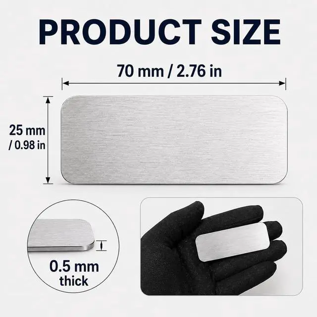 Alt view image 2 of 7 - 12pcs Under Cabinet Light Magnetic Strip, Replacement Magnetic Strips with Adhesive Backing for Rechargeable Motion Sensor Lights Wireless Under Counter Light in Kitchen Stairs Closet and Bedroom