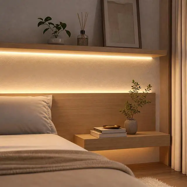 Alt view image 4 of 7 - COB LED Strip Light 5V USB, 3000K Warm White Non-Dimmable, 3.28FT/1M Short Flexible Small LEDs for Display Cabinet Lighting, DIY Home, TV Backlight, Indoor Use