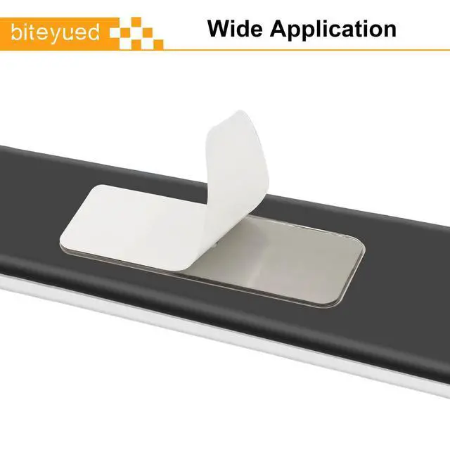 Alt view image 7 of 7 - 10 Pcs Under Cabinet Lights Magnetic Stickys Replacement (1.1×2.95in) | Magnetic Strips with Adhesive Backing for Rechargeable Motion Sensor Lights Wireless Under Counter Light for Cabinet Lighting