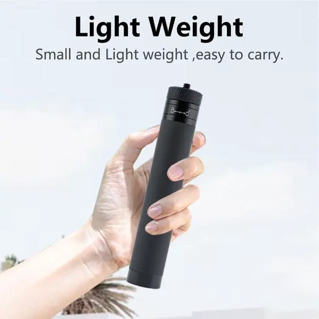 Alt view image 7 of 7 - 17.1" / 43cm Gimbal Extension Selfie Stick Compact Aluminum Portable Stabilizer Extension Rod, Foldable Phone/Camera Mount, 1/4"-20 Tripod Screw Compatible, Lightweight