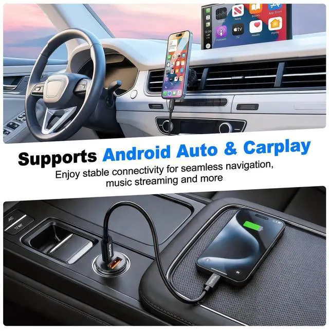 Alt view image 5 of 7 - USB C Data Cable 6inch Short, 10Gbps USB-C to Type C Data Transfer Cord | USBC 60W Fast Charging Cable for Protable SSD Android Auto iPhone 17/16/15, Galaxy S25/24