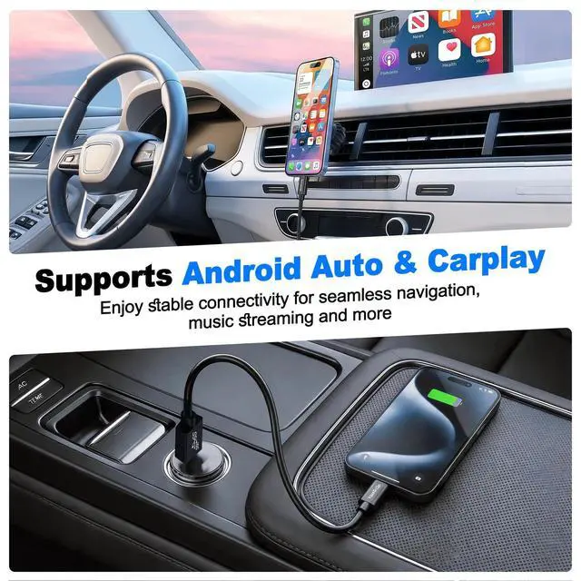 Alt view image 7 of 7 - Data Transfer Cable USB to Type C 6inch Short, 10Gbps USB C 3.1 Gen 2 Cord | 3A USB-A to USB-C Fast Charging Cable for Protable SSD Android Auto iPhone 17/16/15, Galaxy S25/24